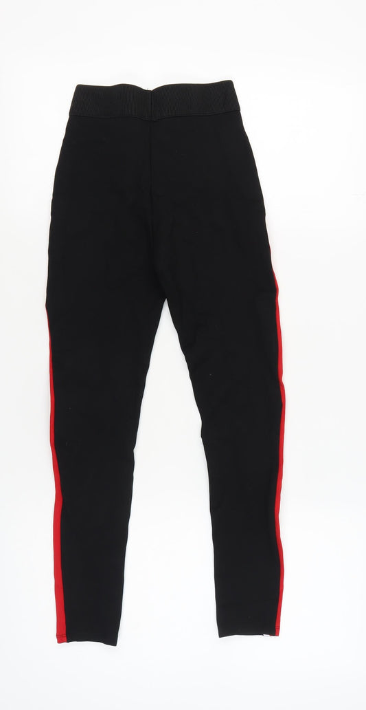 Zara Basic Women's Black XS Side Stripe Leggings
