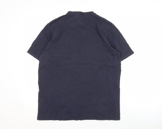Tokyo Laundry Men's Blue Crew Neck T-Shirt Size L