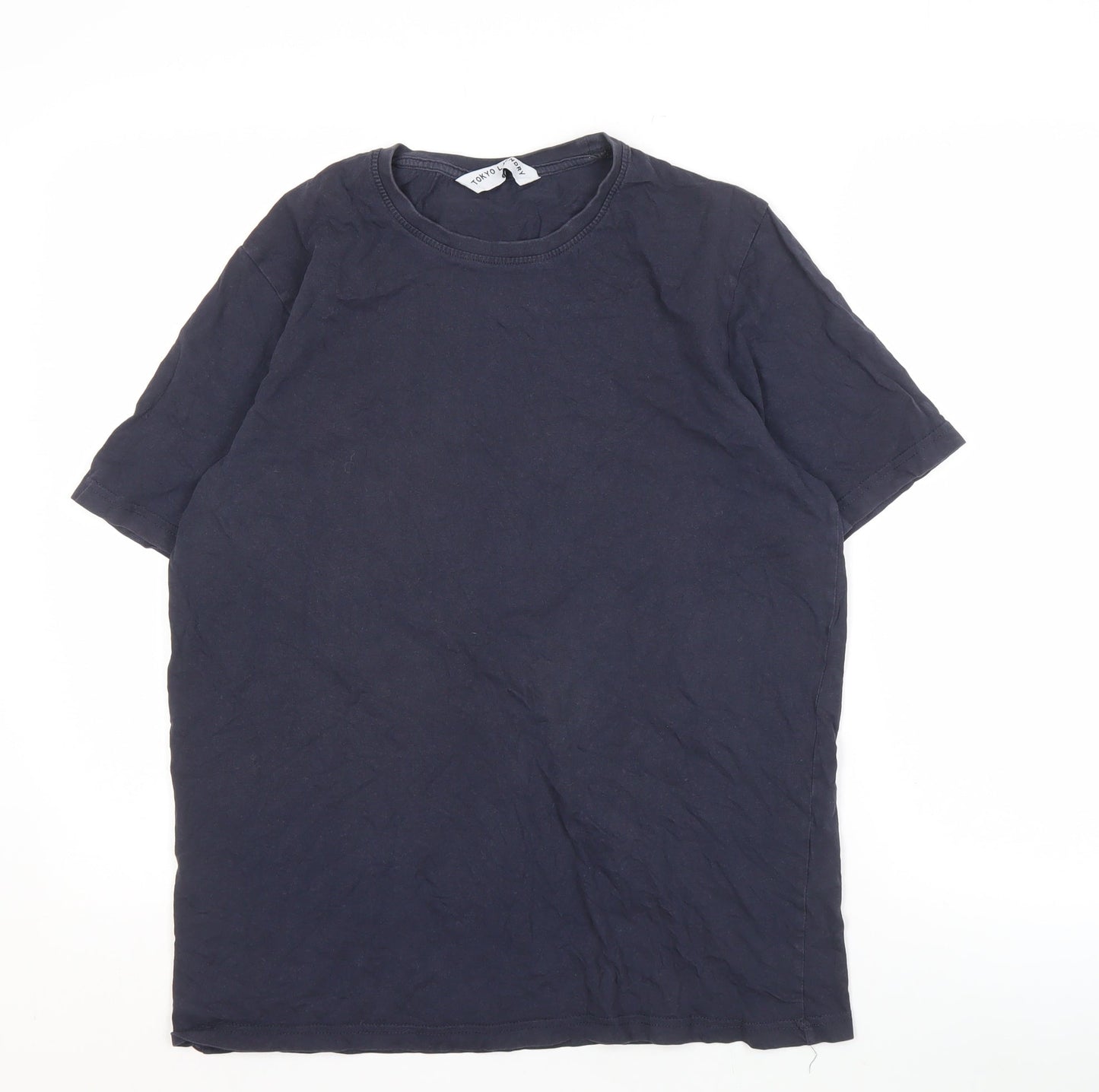 Tokyo Laundry Men's Blue Crew Neck T-Shirt L
