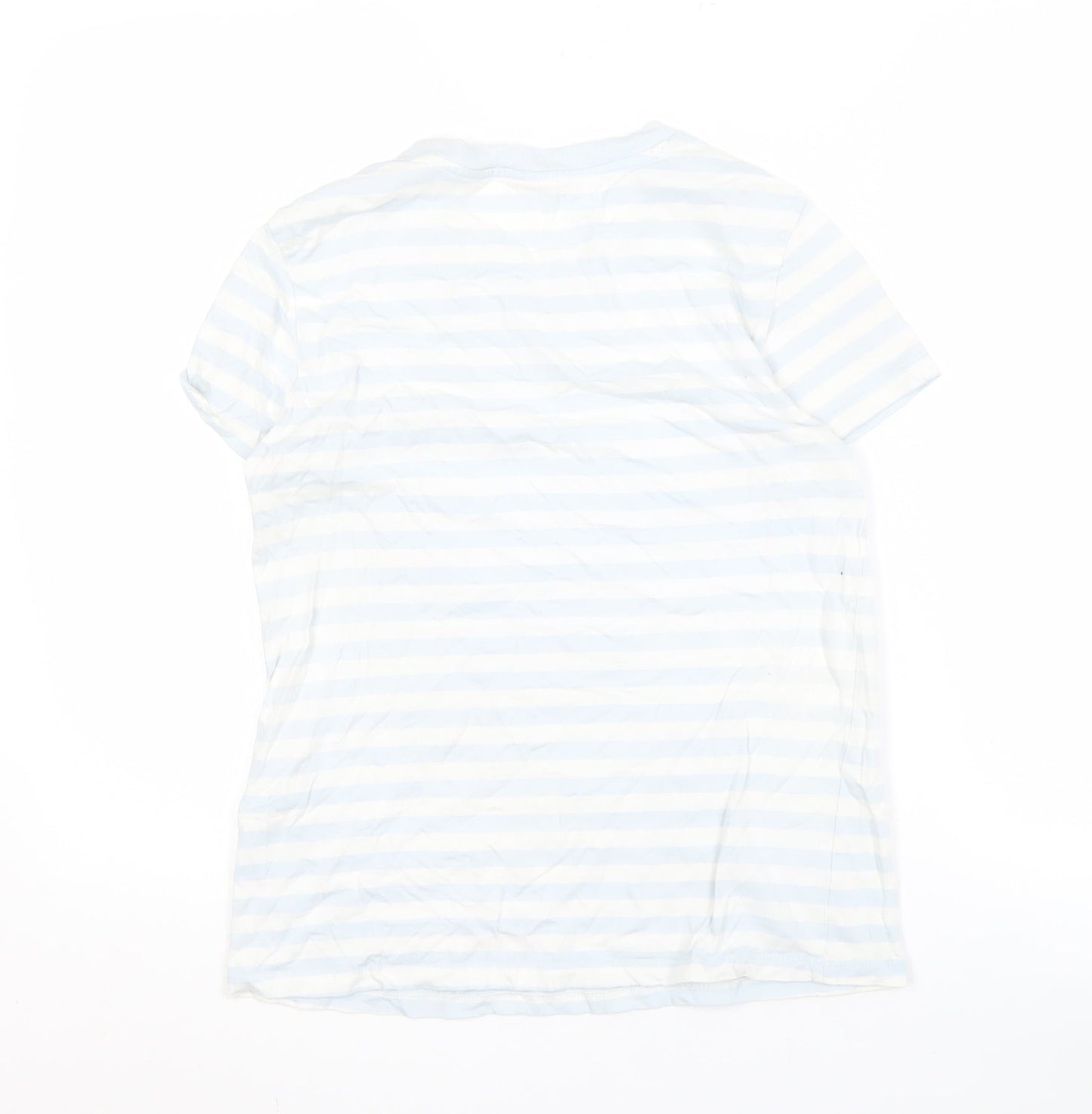 Levi's Women's Blue Striped T-Shirt, XS, Casual Style
