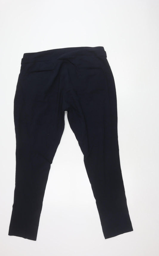 Yours Women's Blue Trousers Size 16 Button Closure