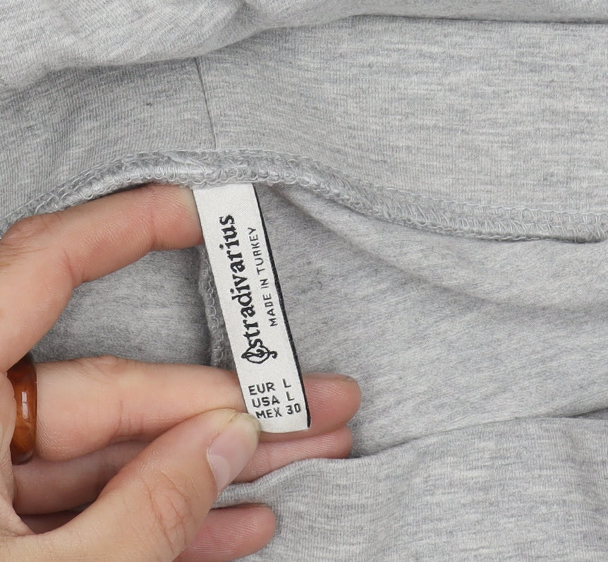Stradivarius Women’s Grey Leggings Size 14