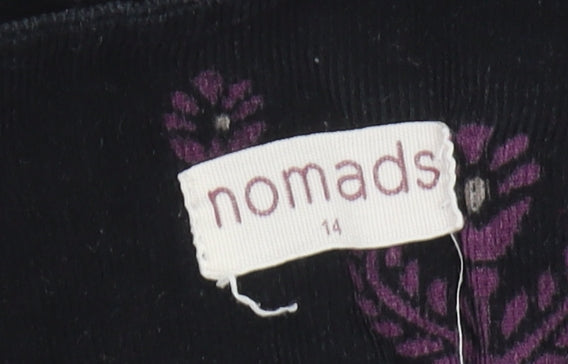 Nomads Women’s Black Size 14 Geometric Pencil Skirt