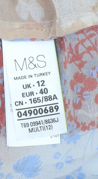 Marks and Spencer Women’s Multicoloured Floral Blouse