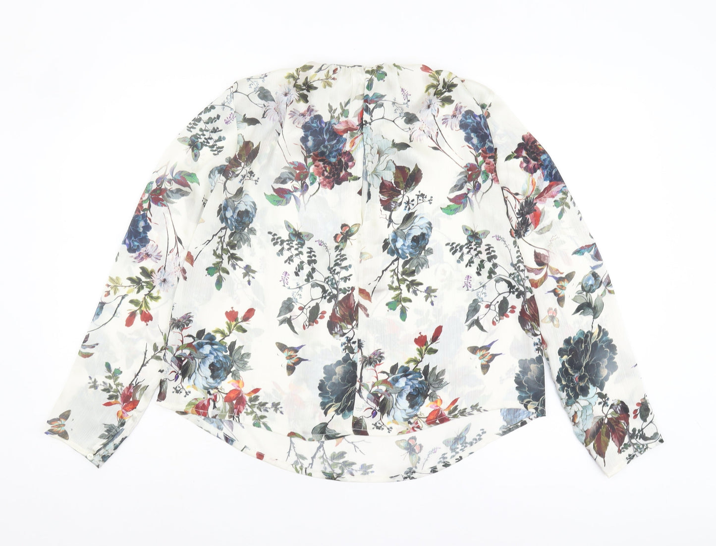 Stradivarius Women's Multicoloured Floral Blouse, L Size