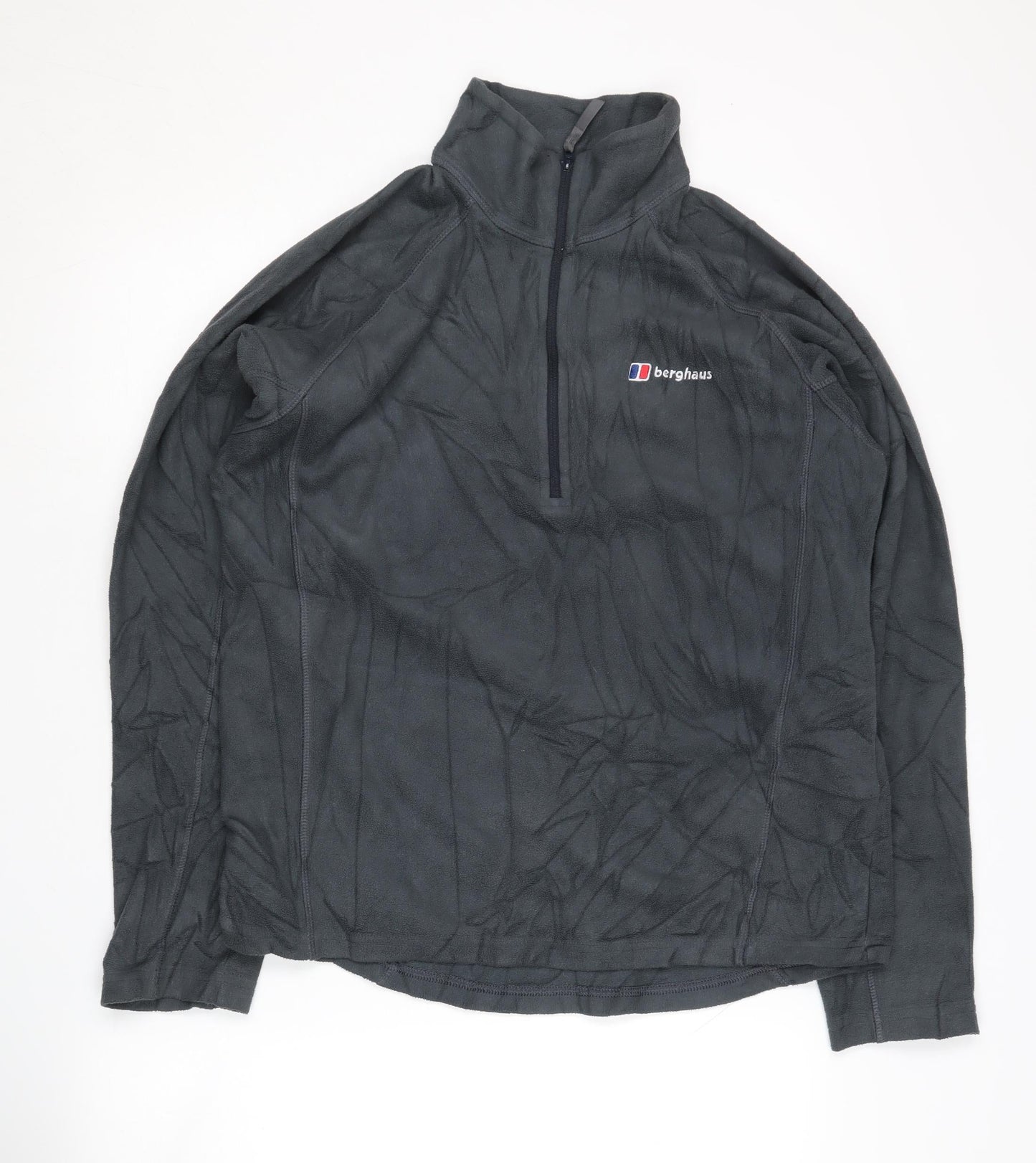 Berghaus Men's Grey 1/4 Zip Fleece Sweatshirt M