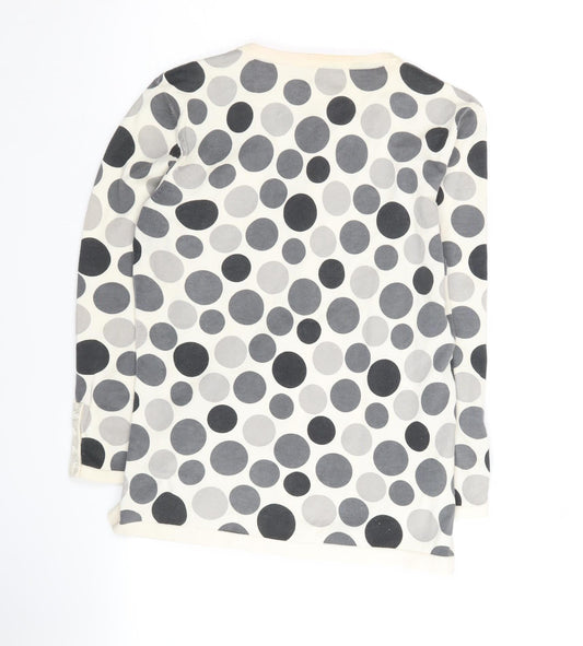Laura Ashley Women's Multicoloured Polka Dot Cardigan Size 10