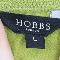 Hobbs Women's Green Scoop Neck T-Shirt Size L