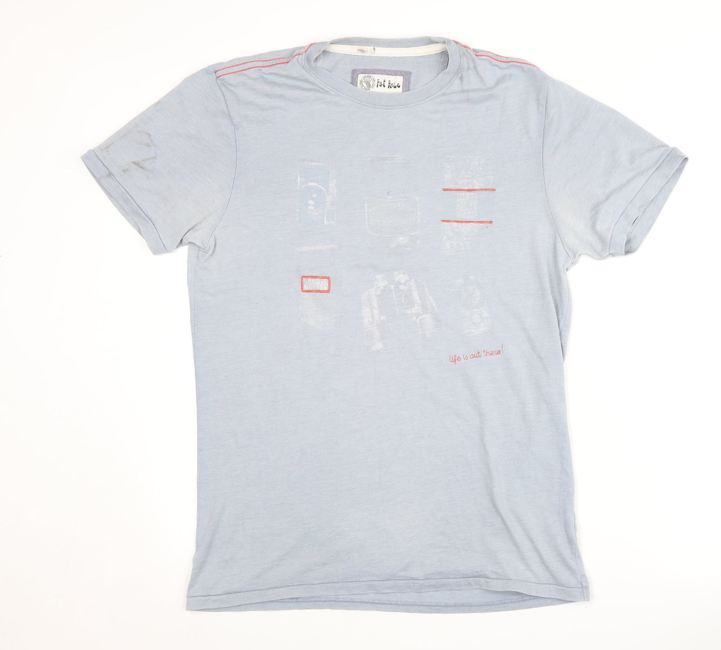 Fat Face Men's Blue S Crew Neck T-Shirt