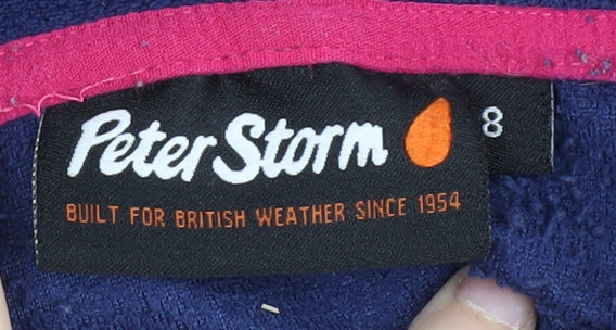 Peter Storm Women's Blue Hoodie Size 8