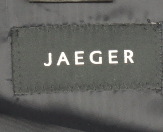 Jaeger Men's Blue Wool Blazer, 40R, Formal Jacket