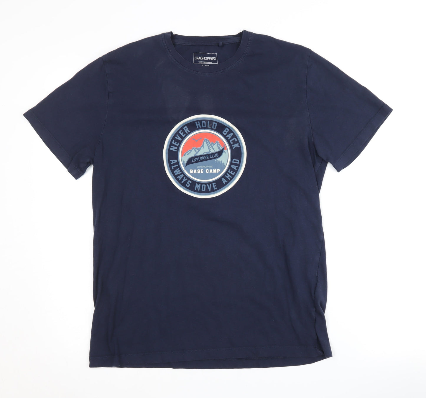 Craghoppers Men's Blue Outdoor Graphic T-Shirt M