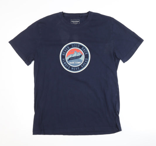 Craghoppers Men's Blue Outdoor Graphic T-Shirt M