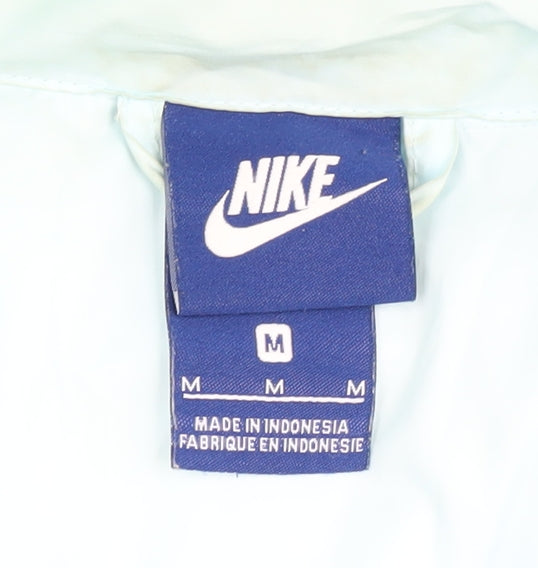 Nike Women's Blue Puffer Waistcoat, Size M