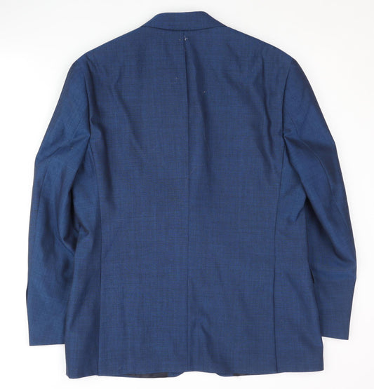 Moss 1851 Men's Blue Classic Blazer Size 40S