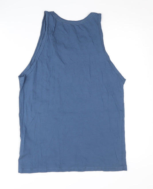Jack & Jones Blue Sleeveless Men's T-Shirt M