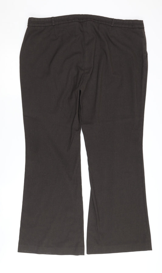 Alexon Women's Black Trousers, Size 20, Regular Fit