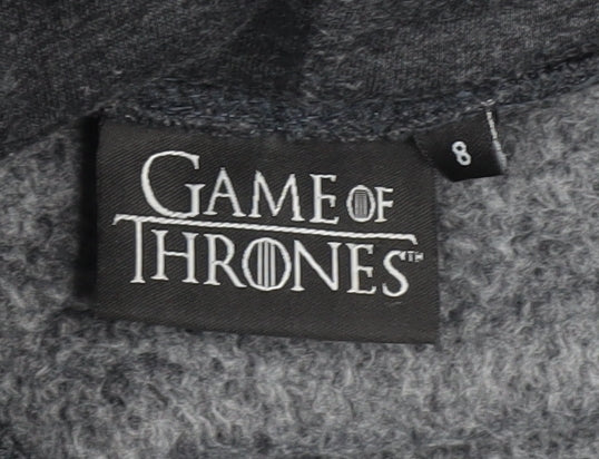 Game of Thrones Grey Unisex Hoodie - Size 8