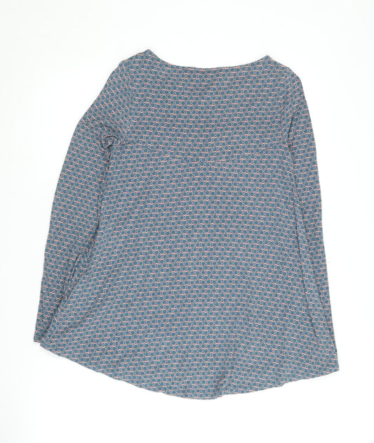 Boden Women's Multicoloured Geometric Top Size 8