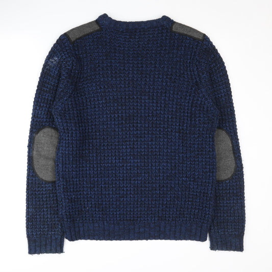 Tokyo Laundry Men's Blue Knit Pullover M
