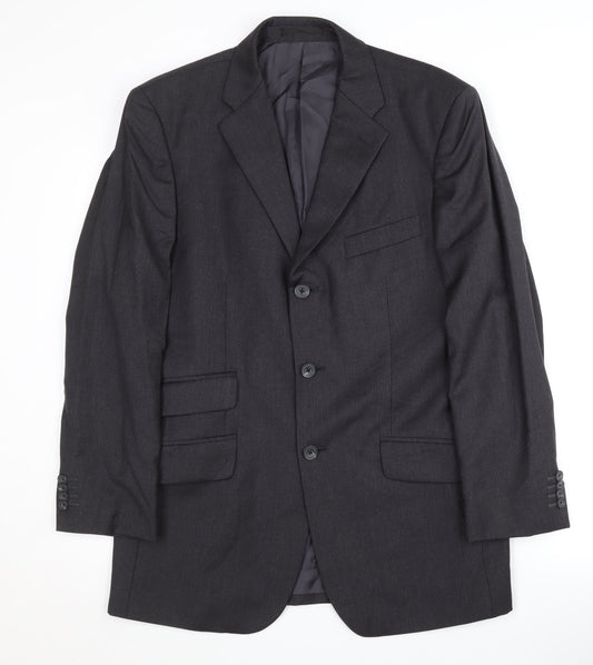 T.M.Lewin Men's Grey Suit Jacket 38S