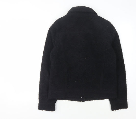 Hollister Women's Black Bomber Jacket Size S