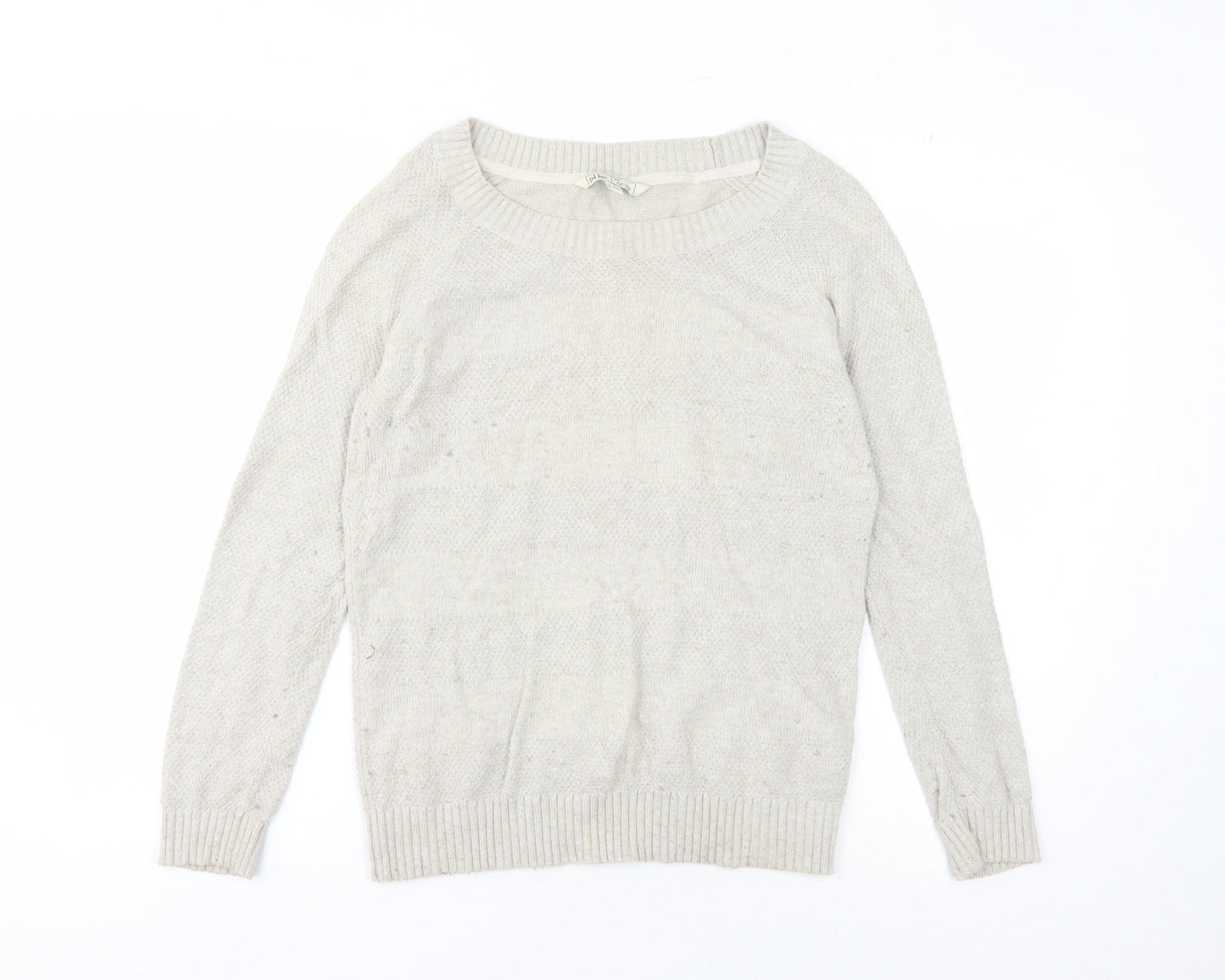 Fat Face Women's Beige Pullover Jumper, Size 10