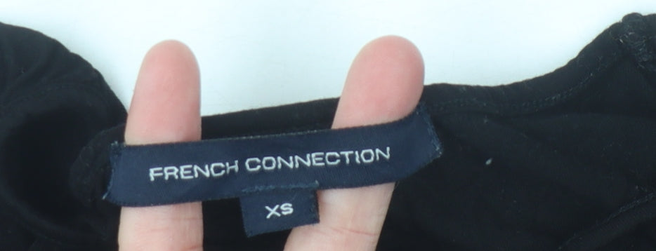 French Connection Women's Black Basic Dress XS