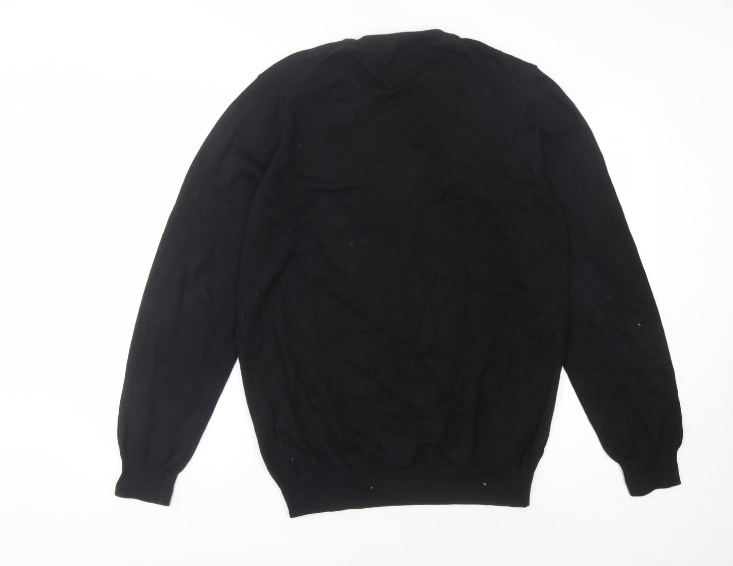 Lyle & Scott Men's Black Pullover Jumper, Size L