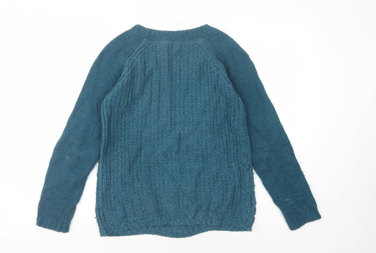 FatFace Women's Blue Knit Pullover Jumper Size 8
