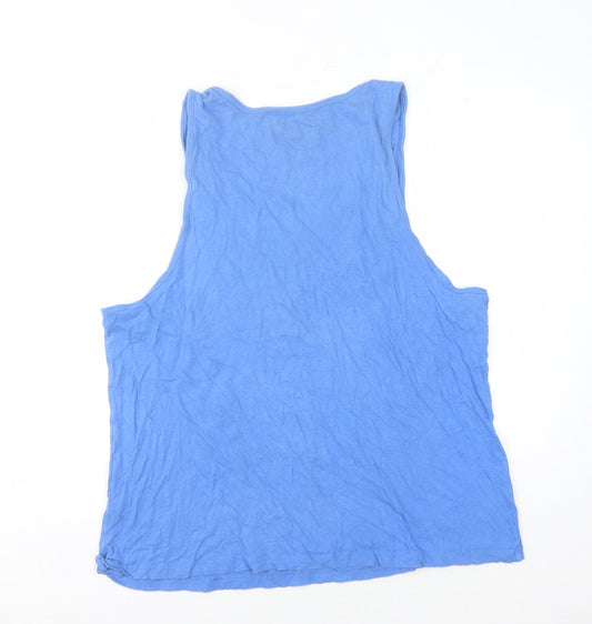 Star Wars Men's Blue Sleeveless T-Shirt XL Cotton