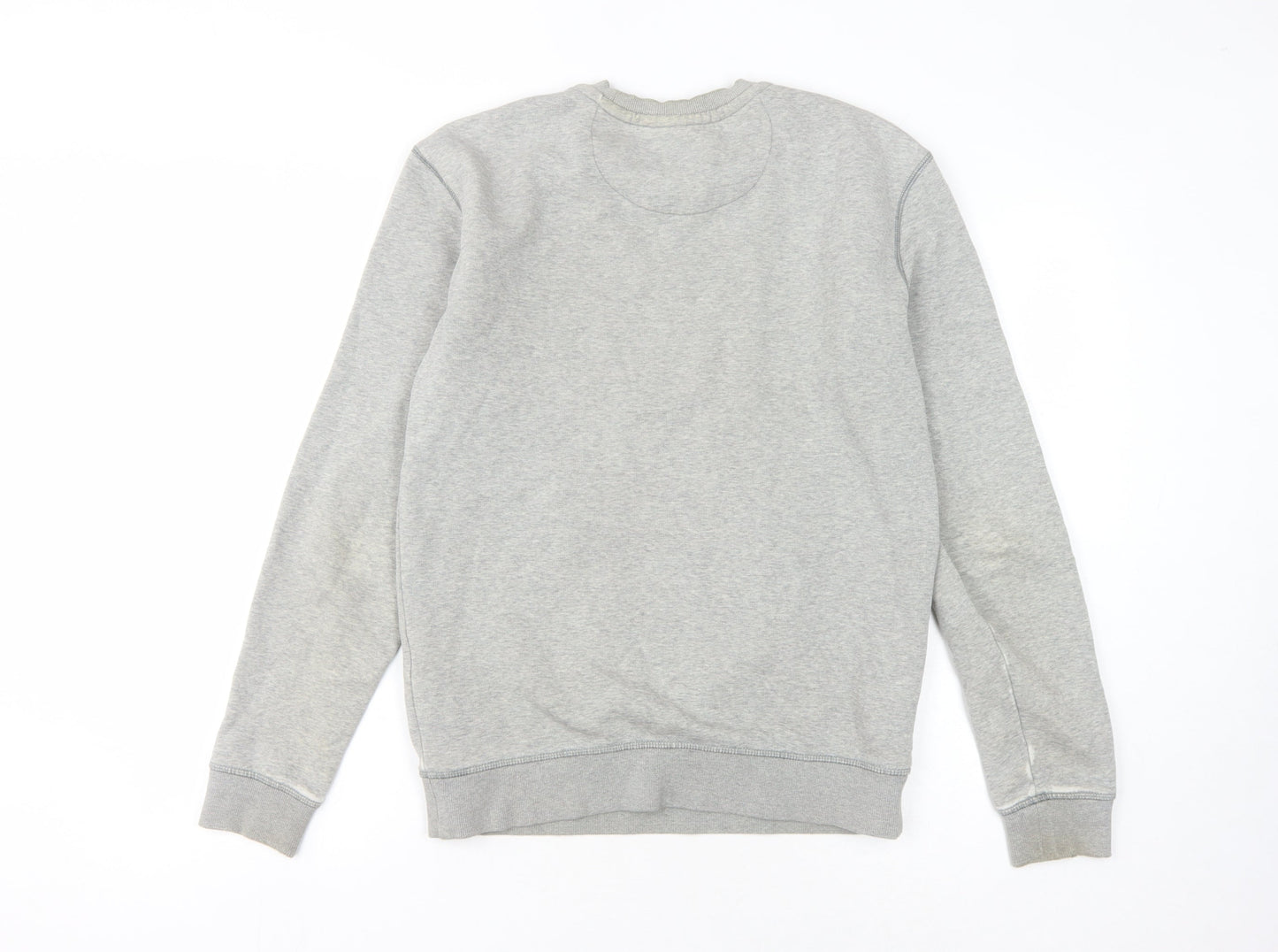 Jack Wills Men's Grey Graphic Print XS Pullover Sweatshirt