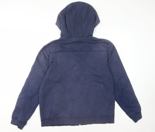 adidas Men's Blue Full Zip Hoodie Size L