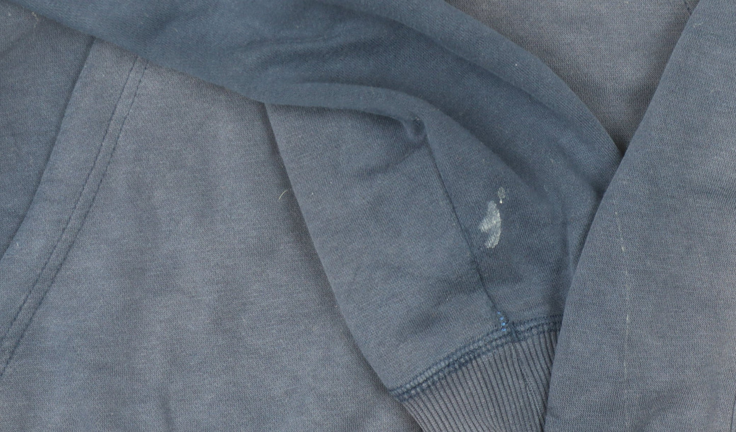 adidas Men's Blue Full Zip Hoodie Size L