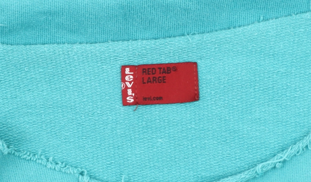 Levi's Women's Blue Pullover Sweatshirt L