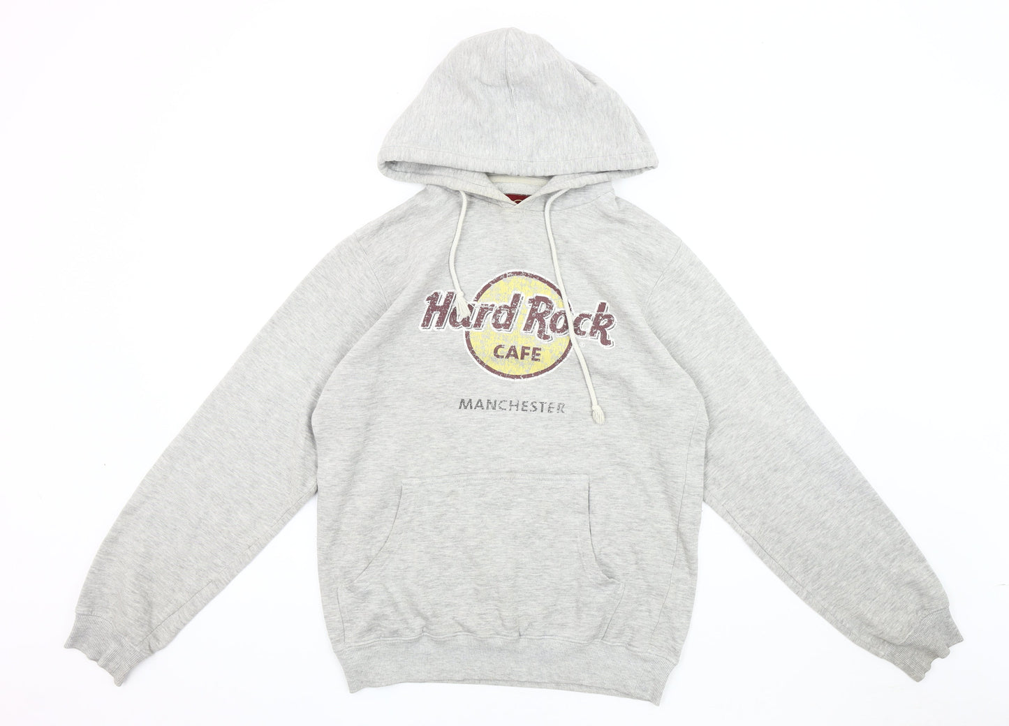 Hard Rock Cafe Grey Pullover Hoodie M Unisex Adults