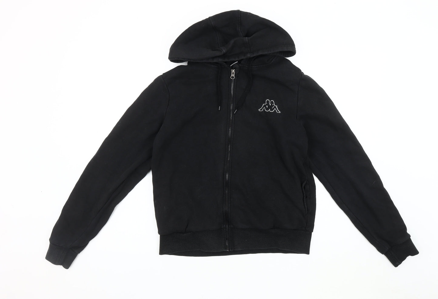 Kappa Women's Black Hooded Jacket Size 12