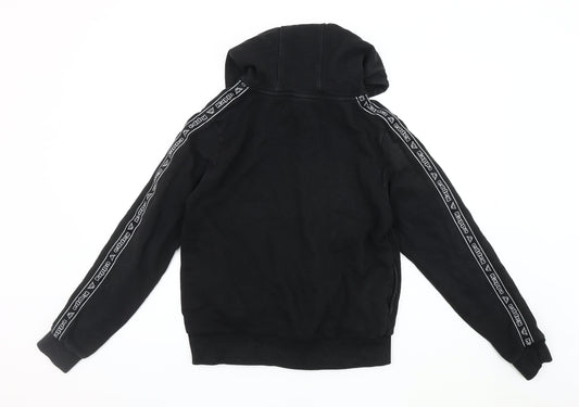 Kappa Women's Black Hooded Jacket Size 12