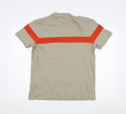 Ted Baker Women's Beige Crew Neck T-Shirt, Size L