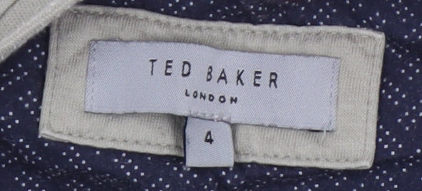 Ted Baker Women's Beige Crew Neck T-Shirt, Size L