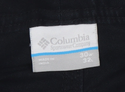 Columbia Men's Black Cargo Trousers Size 30