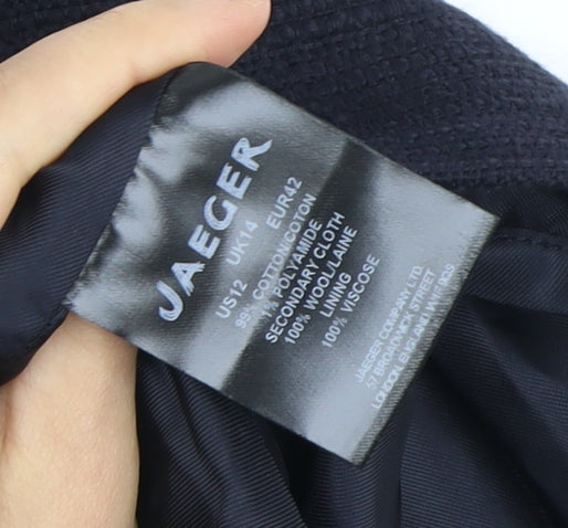 Jaeger Women's Black A-Line Skirt Size 14
