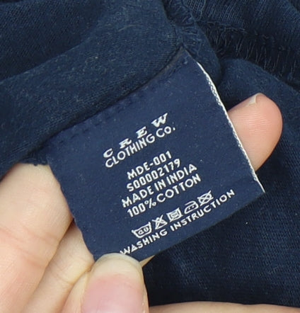 Crew Clothing Co. Men's Blue M Logo T-Shirt