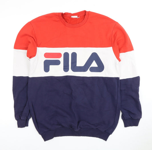Fila Men's Multicoloured Sweatshirt S - Logo Pullover