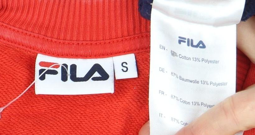 Fila Men's Multicoloured Sweatshirt S - Logo Pullover