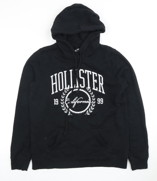 Hollister Men’s Black Pullover Hoodie M