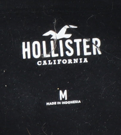 Hollister Men’s Black Pullover Hoodie M