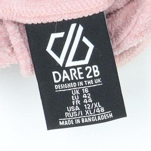 Dare 2B Women's Pink Pullover Hoodie Size 16