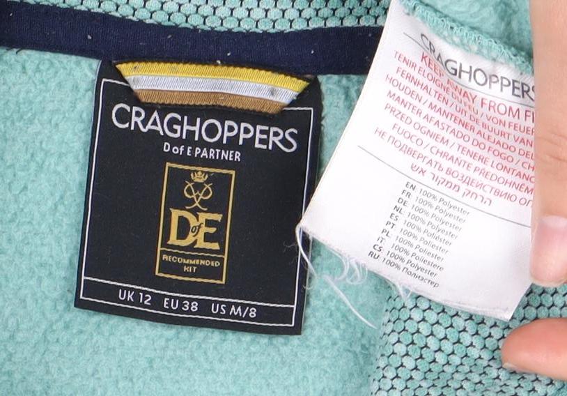 Craghoppers Women's Green Mid-Length Zip Jacket Size 12