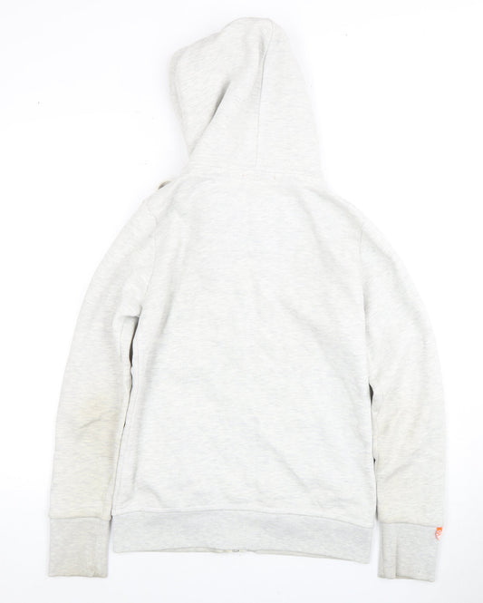 Superdry Women's Grey Full Zip Hoodie Size M